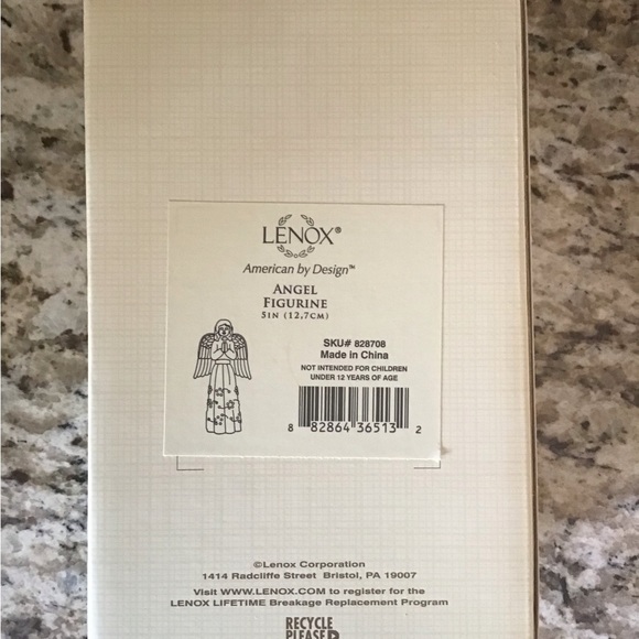 Lenox Angel with Cross - Picture 7 of 7